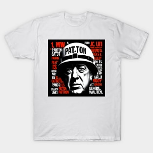 Digital Portrait of General George S. Patton, Jr. T-Shirt